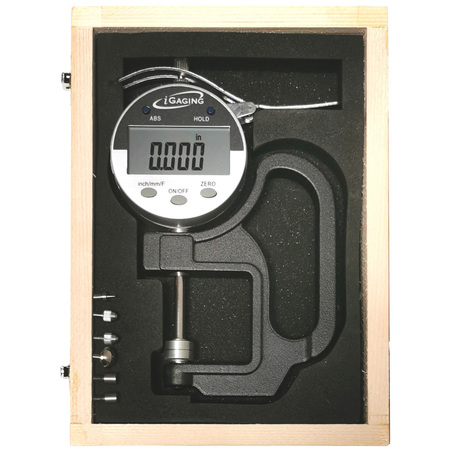 IGAGING 1" Digital Thickness Gauge Set - 400-TE18 400-TE18